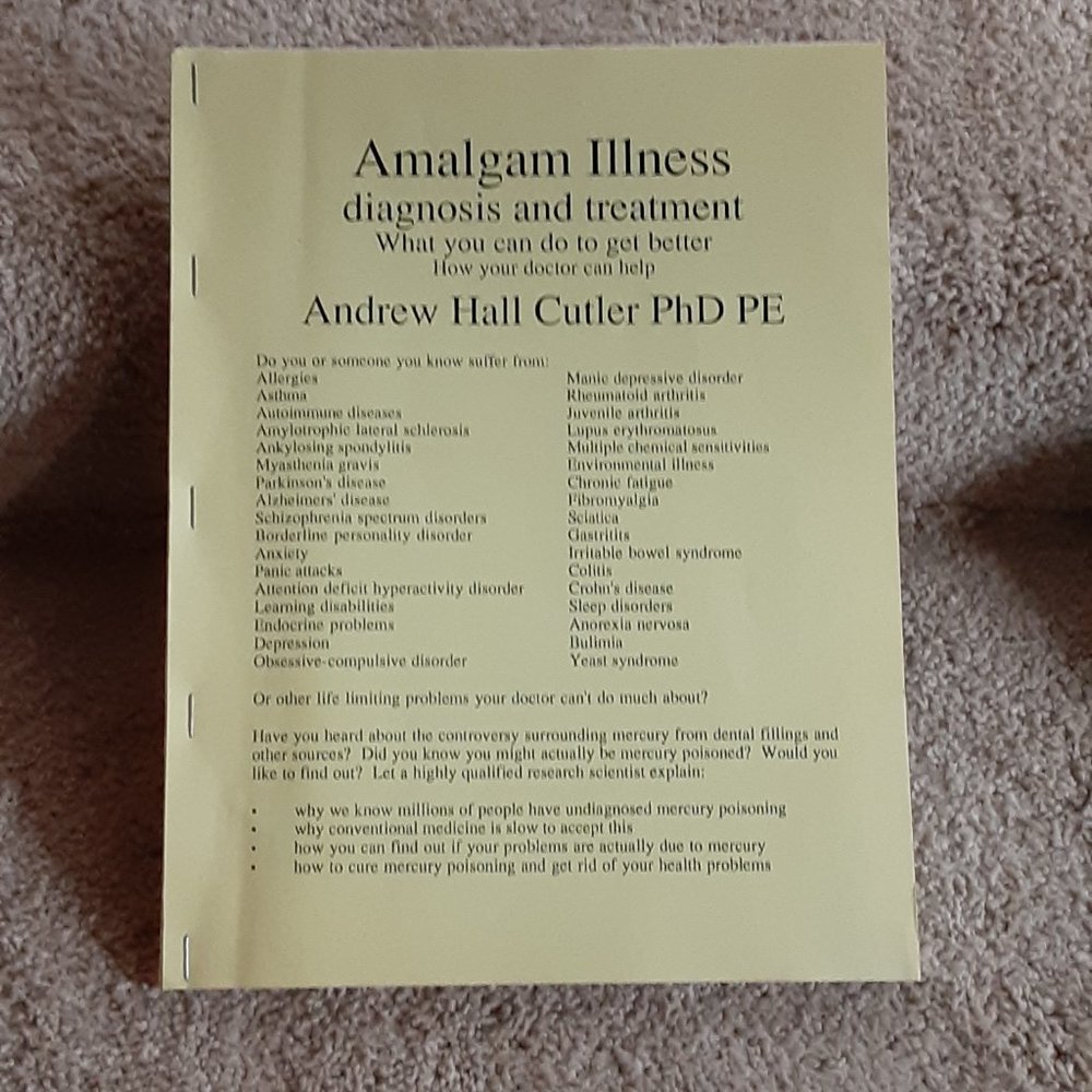 Amalgam Illness diagnosis and treatment